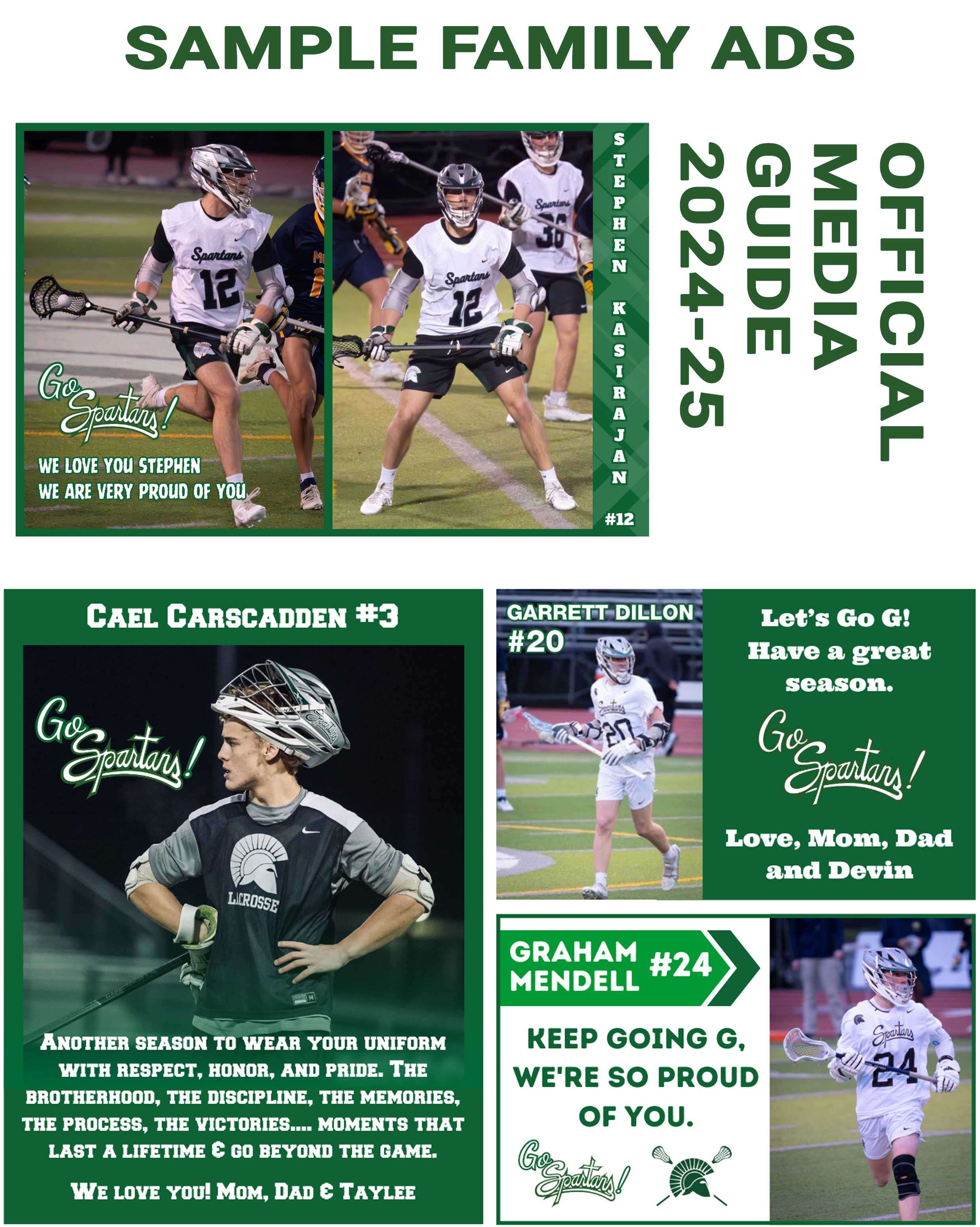  Support De La Salle High School Lacrosse with a Family Shoutout Message 