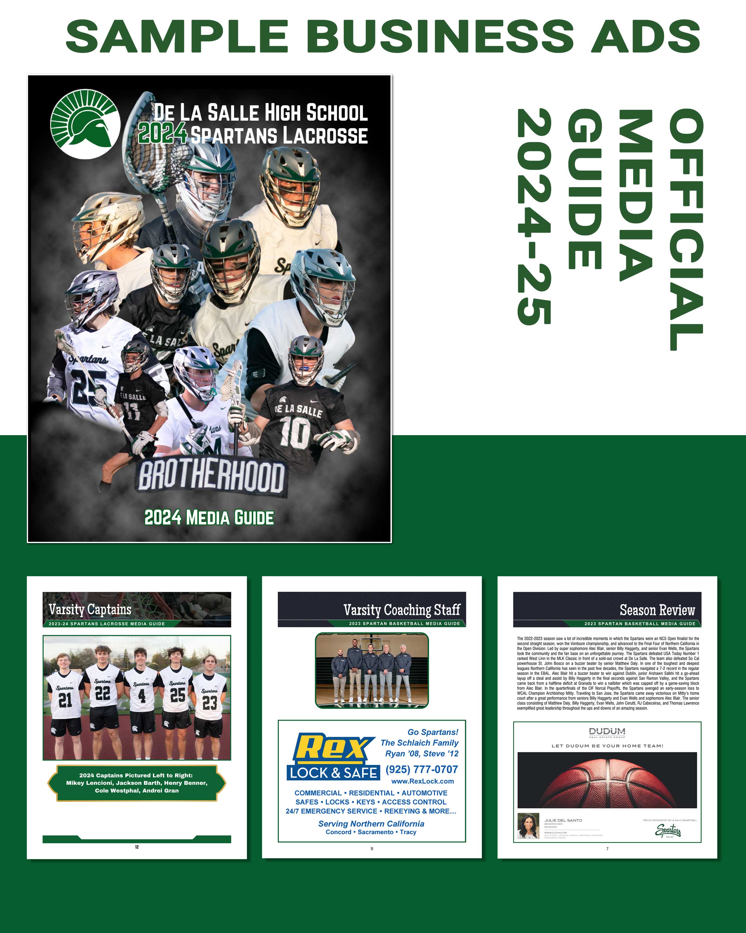  Sponsor De La Salle High School and Feature Your Business 