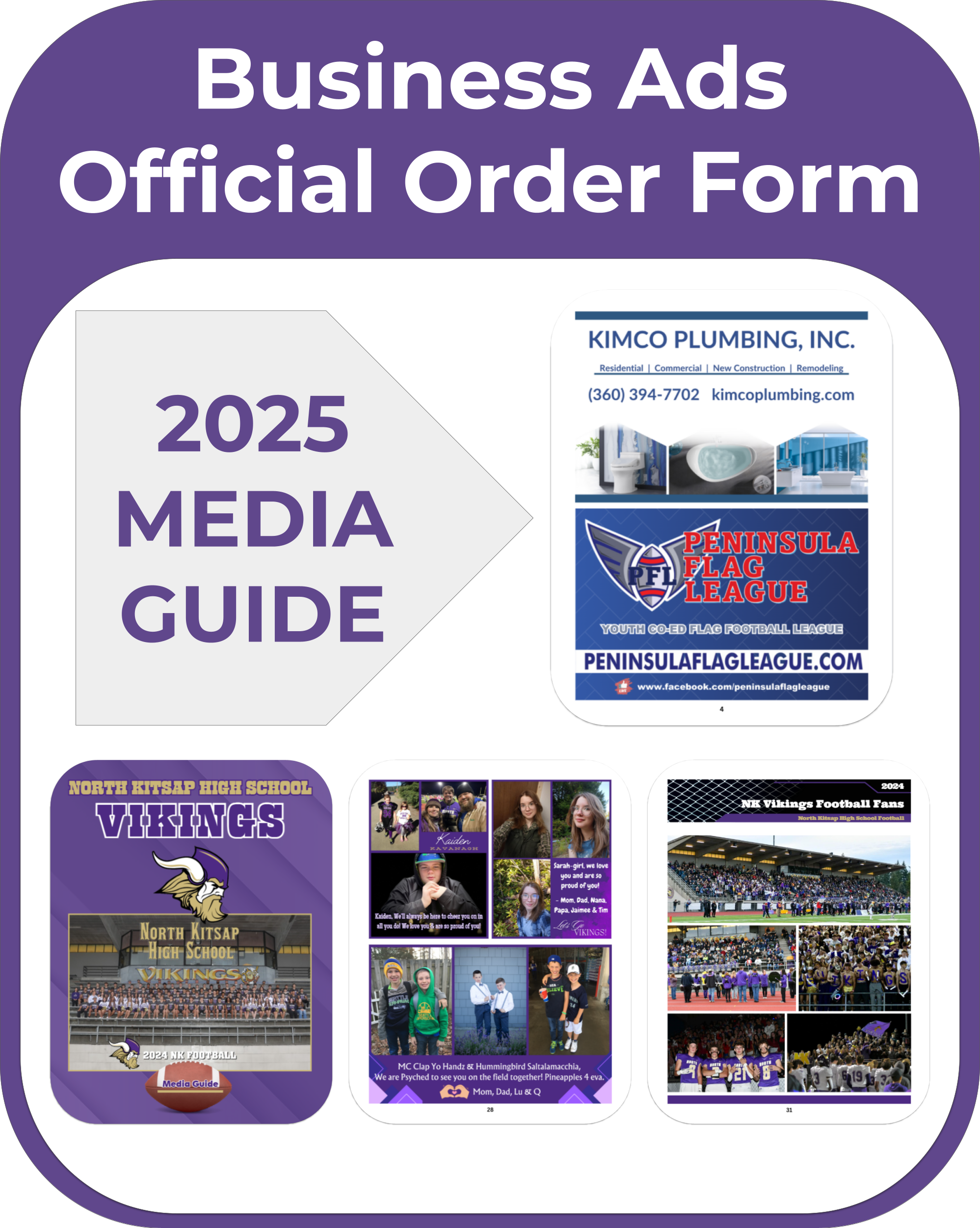  Sponsor North Kitsap High School and Feature Your Business 