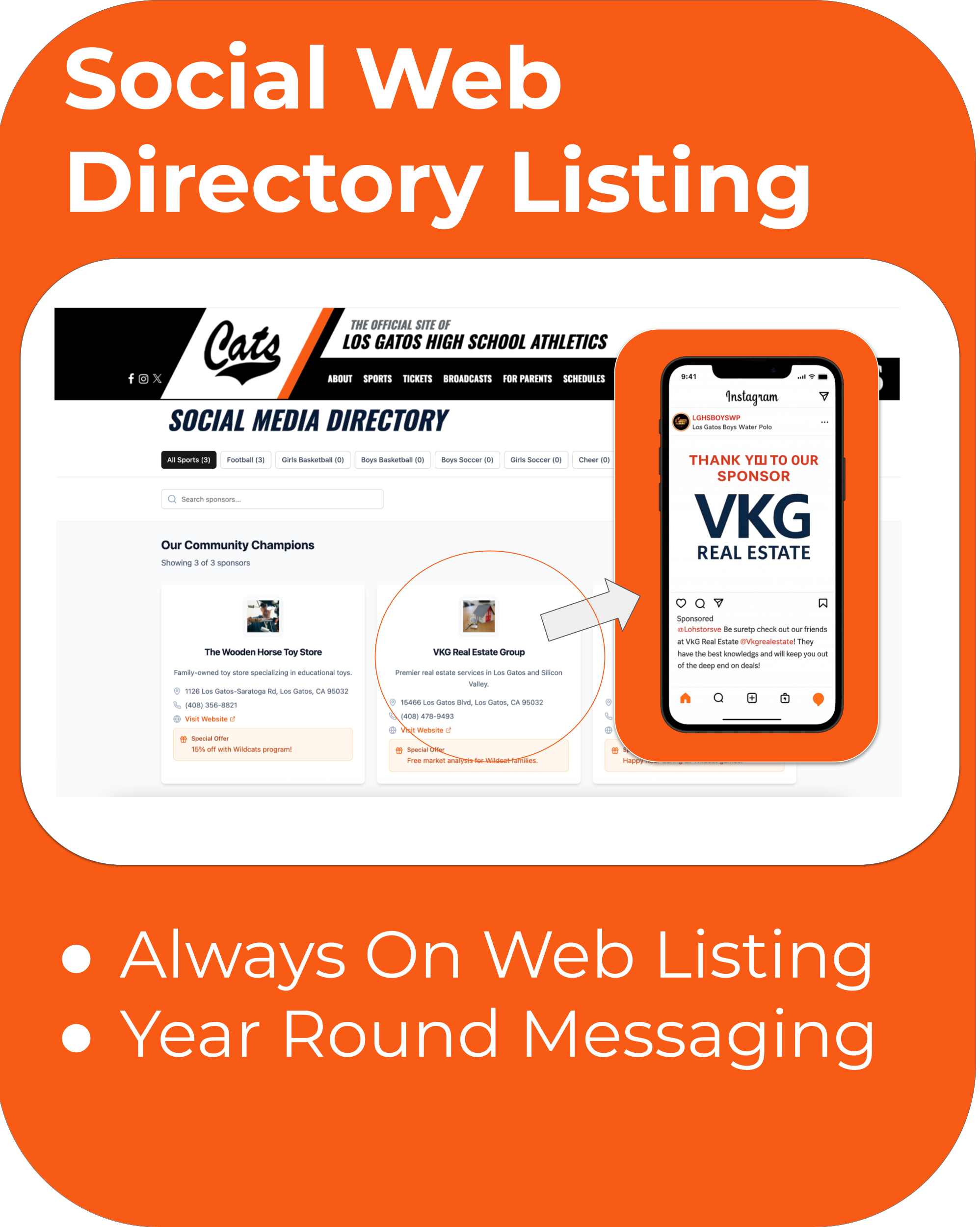 Web Directory Integration - Los Gatos High School 