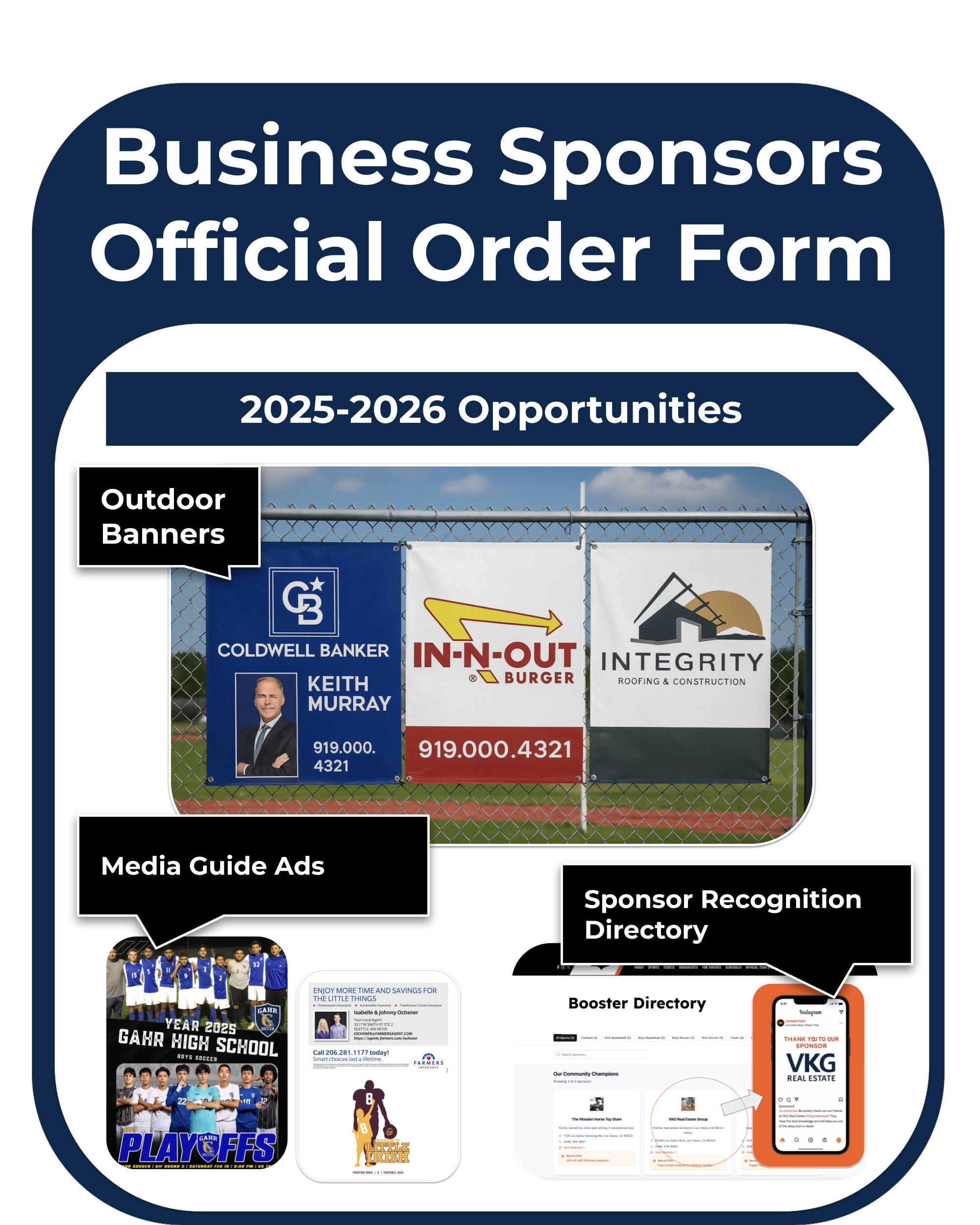 Sponsor Gahr High School and Feature Your Business